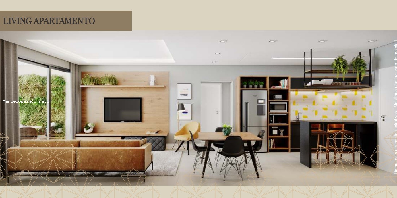 Apartamento para Venda em Palhoça, Jardim Eldorado, 3 dormitórios, 1 suíte, 2 banheiros, 1 vaga — foto 5